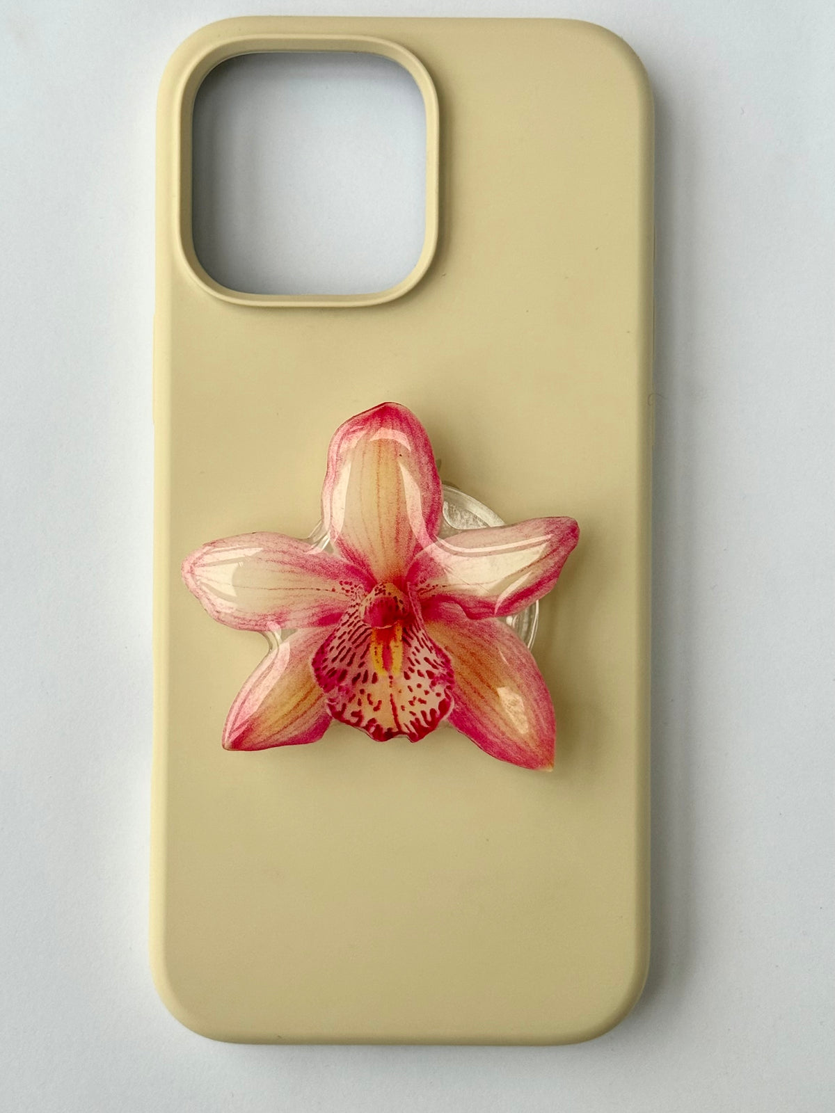 orchid phone grip