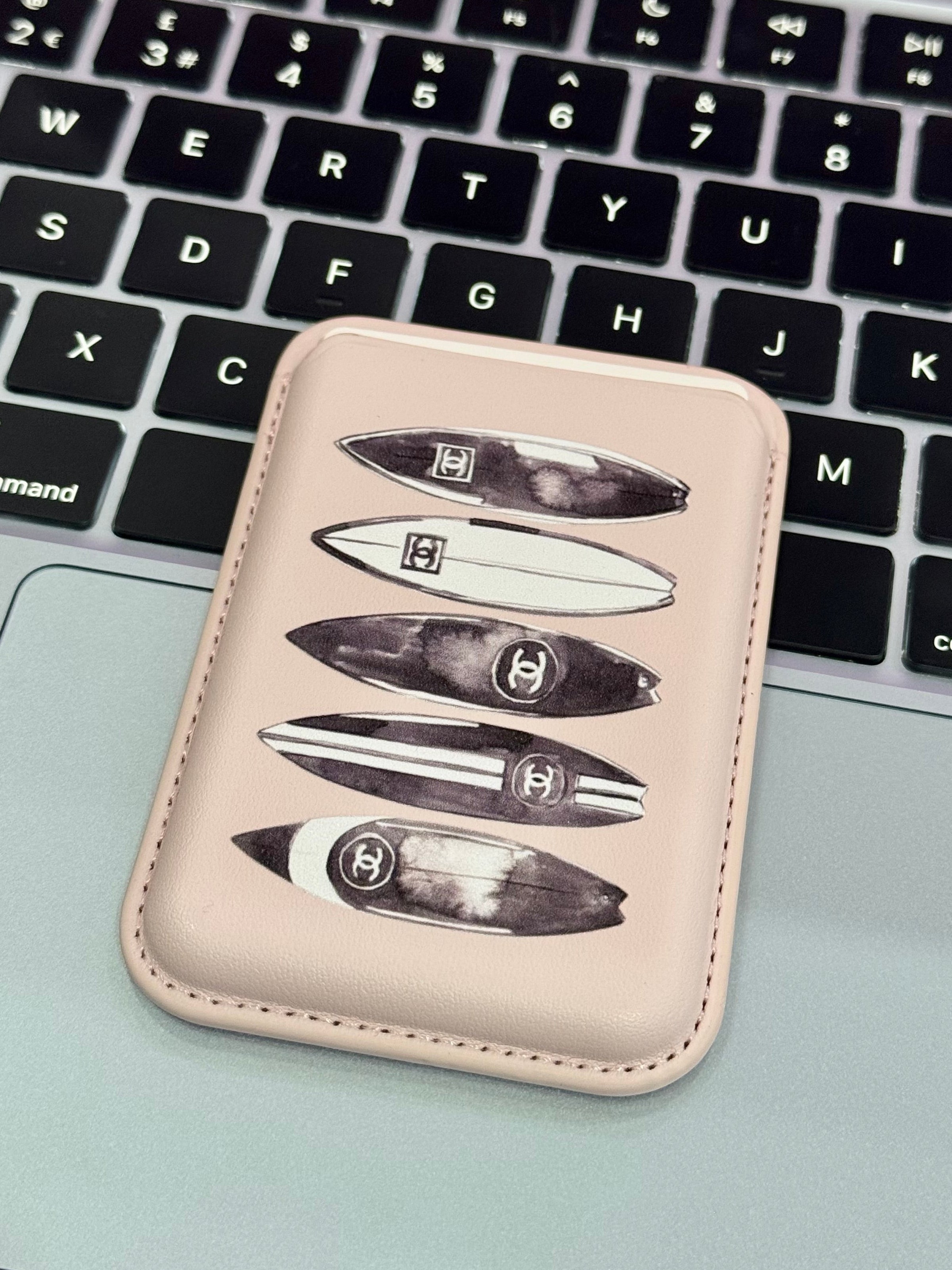 chanel surfboard cardholder